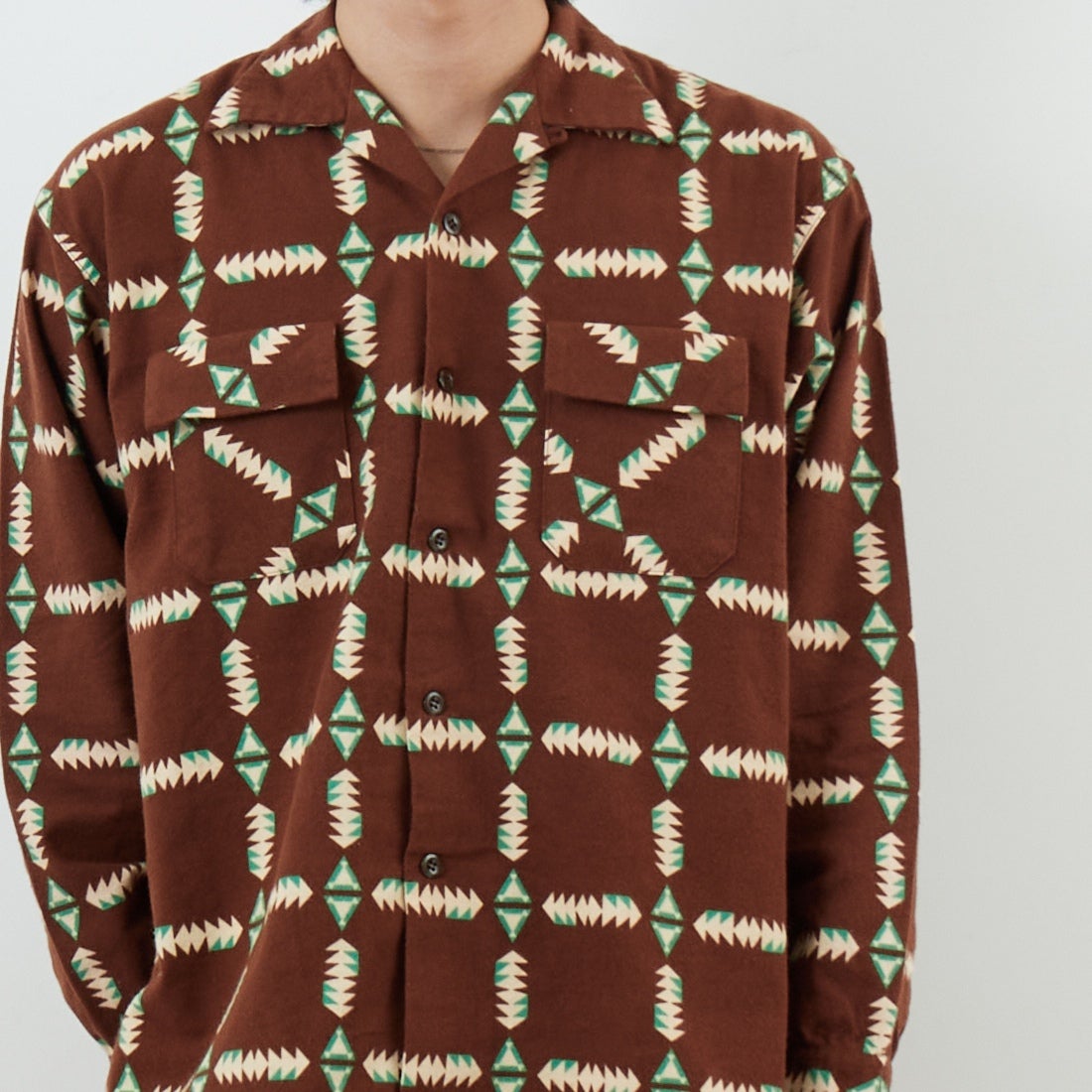 BOW WOW [バウワウ] ナバホプリントフランネルシャツ [BW252-NPFS