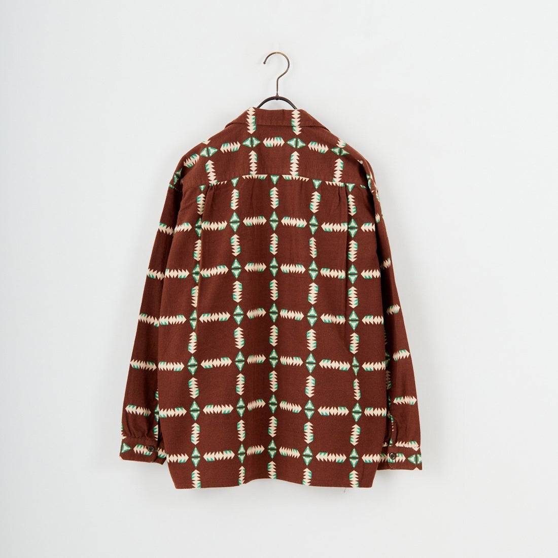 BOW WOW [バウワウ] ナバホプリントフランネルシャツ [BW252-NPFS] BROWN