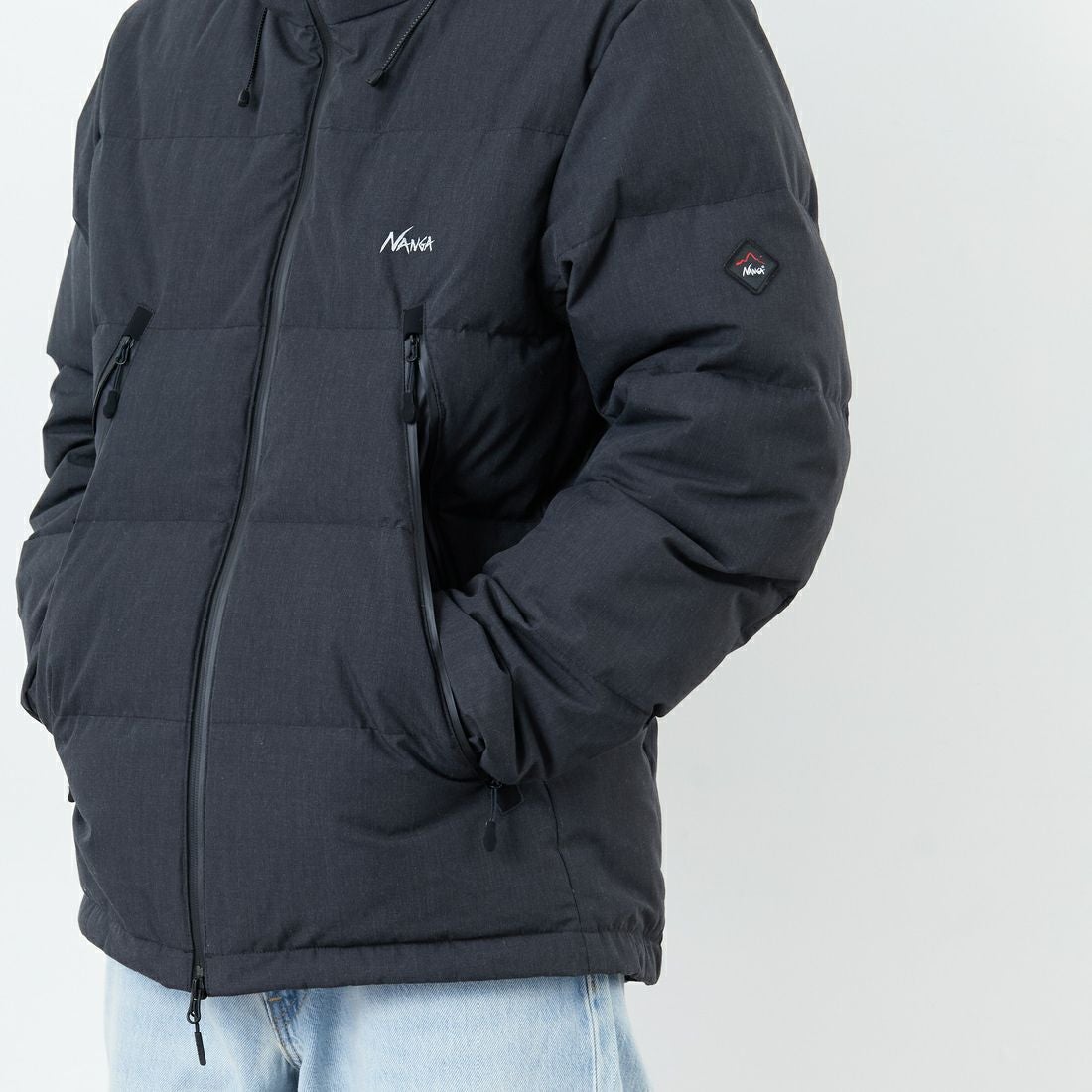 JEANSFACTORY × NANGA [ジーンズファクトリー × ナンガ] 別注 HINOC 難燃タフタダウンジャケット [JMP-254-031-JF] BLACK