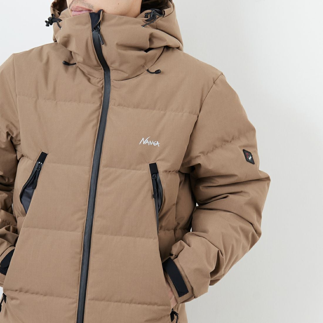 JEANSFACTORY × NANGA [ジーンズファクトリー × ナンガ] 別注 HINOC 難燃タフタダウンジャケット [JMP-254-031-JF] BEIGE
