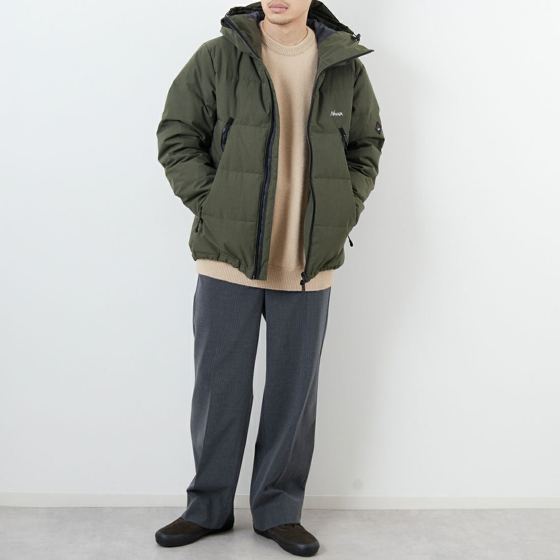 JEANSFACTORY × NANGA [ジーンズファクトリー × ナンガ] 別注 HINOC 難燃タフタダウンジャケット [JMP-254-031-JF] BLACK