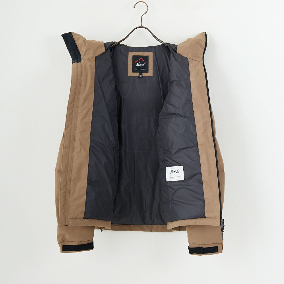 JEANSFACTORY × NANGA [ジーンズファクトリー × ナンガ] 別注 HINOC 難燃タフタダウンジャケット [JMP-254-031-JF] BEIGE