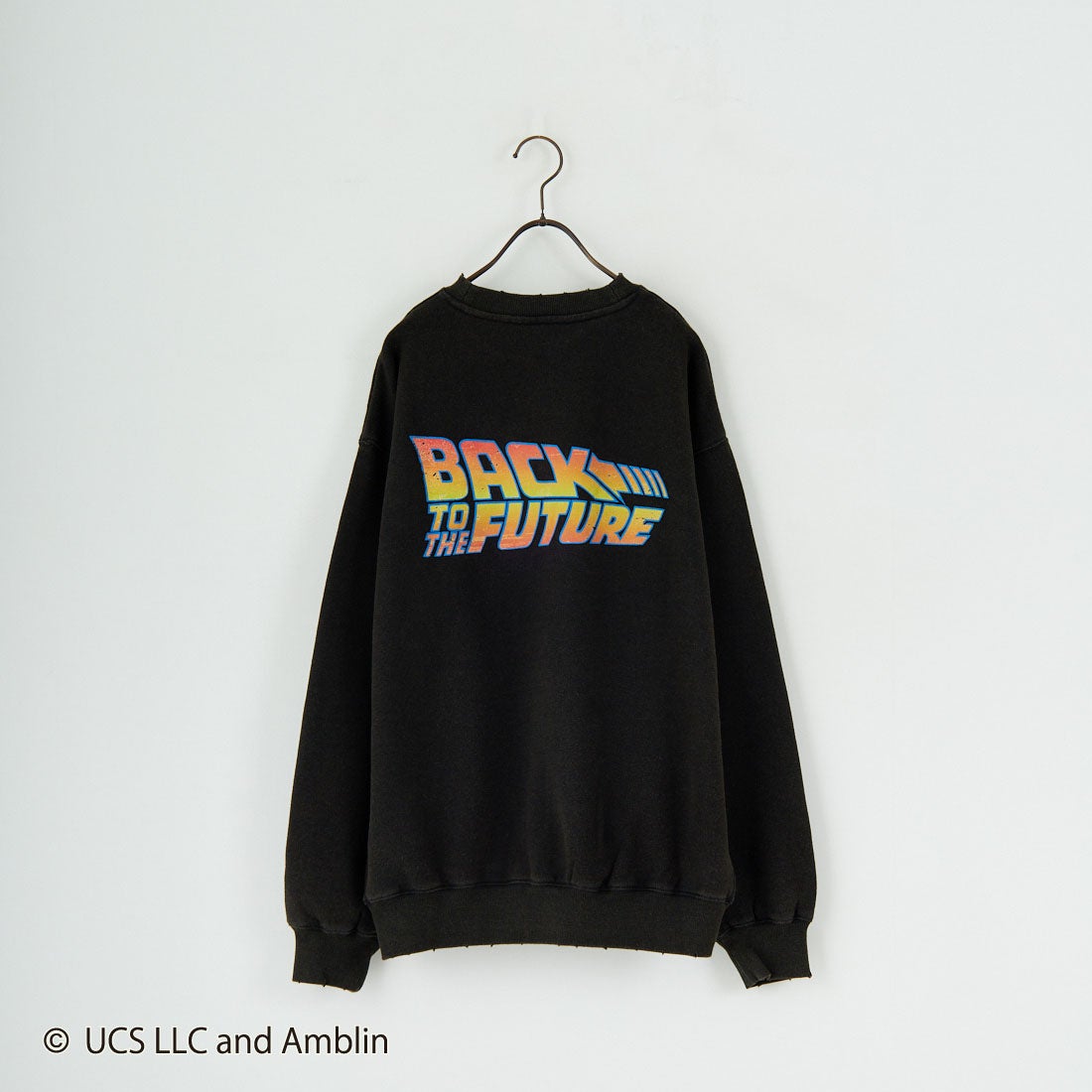 Jeans Factory Clothes [ジーンズファクトリークローズ] ムービーダメージスウェット / BACK TO THE FUTURE [JFC-254-092] BTTF