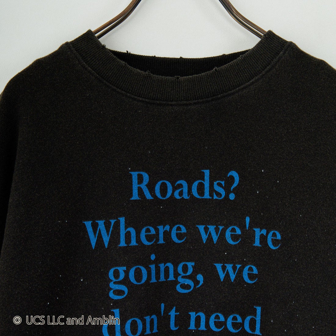 Jeans Factory Clothes [ジーンズファクトリークローズ] ムービーダメージスウェット / BACK TO THE FUTURE [JFC-254-092] BTTF