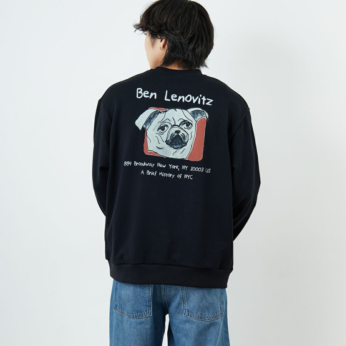 BLACK&&モデル身長：179cm 着用サイズ：L&&