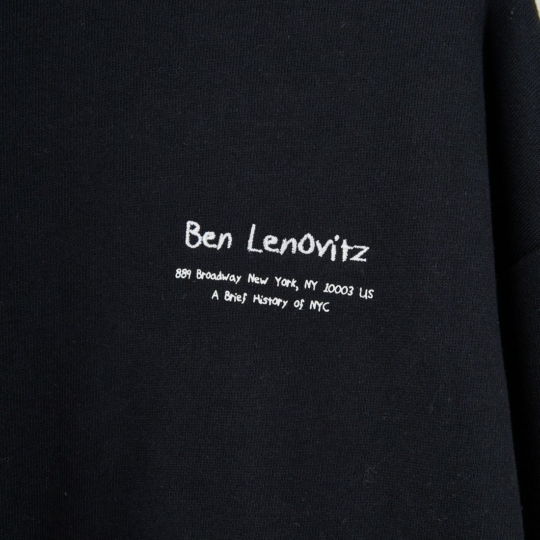 Ben Lenovitz [ベン レノビッツ] 別注 ドッグバックプリントスウェット [BL25F-002IN-JF] BLACK