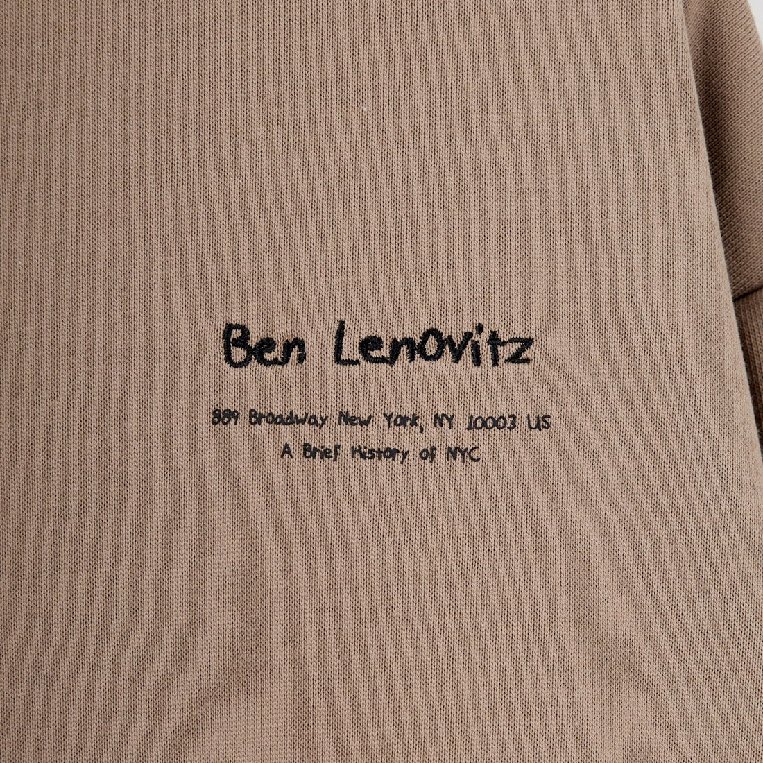 Ben Lenovitz [ベン レノビッツ] 別注 ドッグバックプリントスウェット [BL25F-002IN-JF] BEIGE