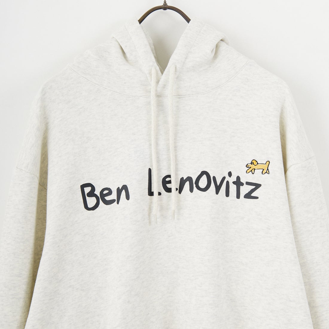Ben Lenovitz [ベン レノビッツ] 別注 ドッグプリントスウェットパーカー [BL25F-005IN-JF] OATMEAL