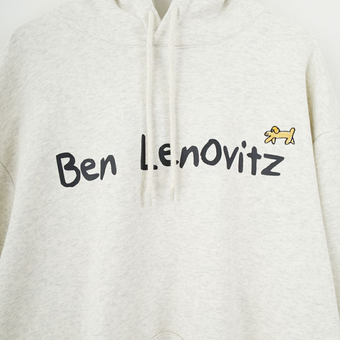Ben Lenovitz [ベン レノビッツ] 別注 ドッグプリントスウェットパーカー [BL25F-005IN-JF] OATMEAL