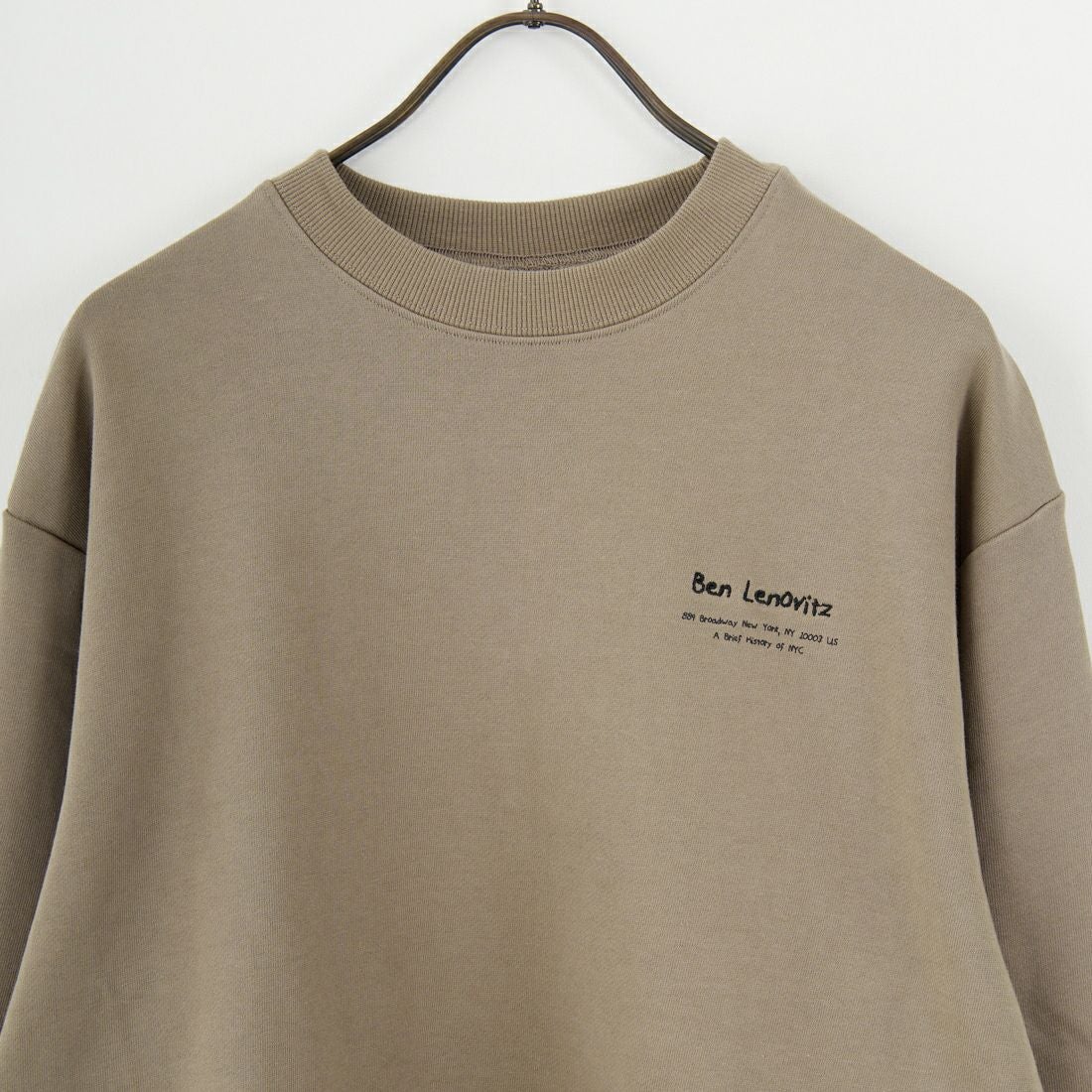 Ben Lenovitz [ベン レノビッツ] 別注 ドッグバックプリントスウェット [BL25F-002IN-JF] BEIGE