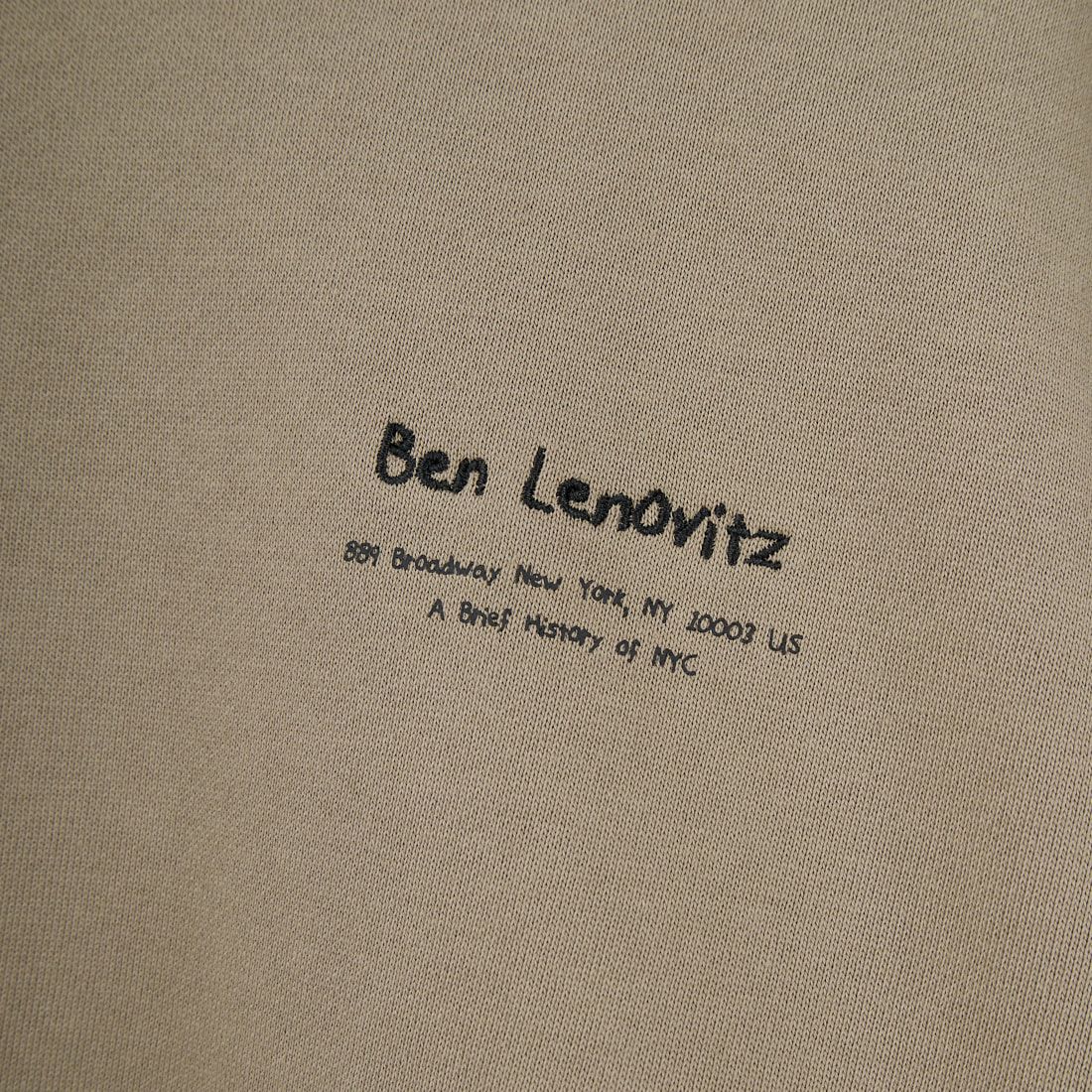 Ben Lenovitz [ベン レノビッツ] 別注 ドッグバックプリントスウェット [BL25F-002IN-JF] BEIGE