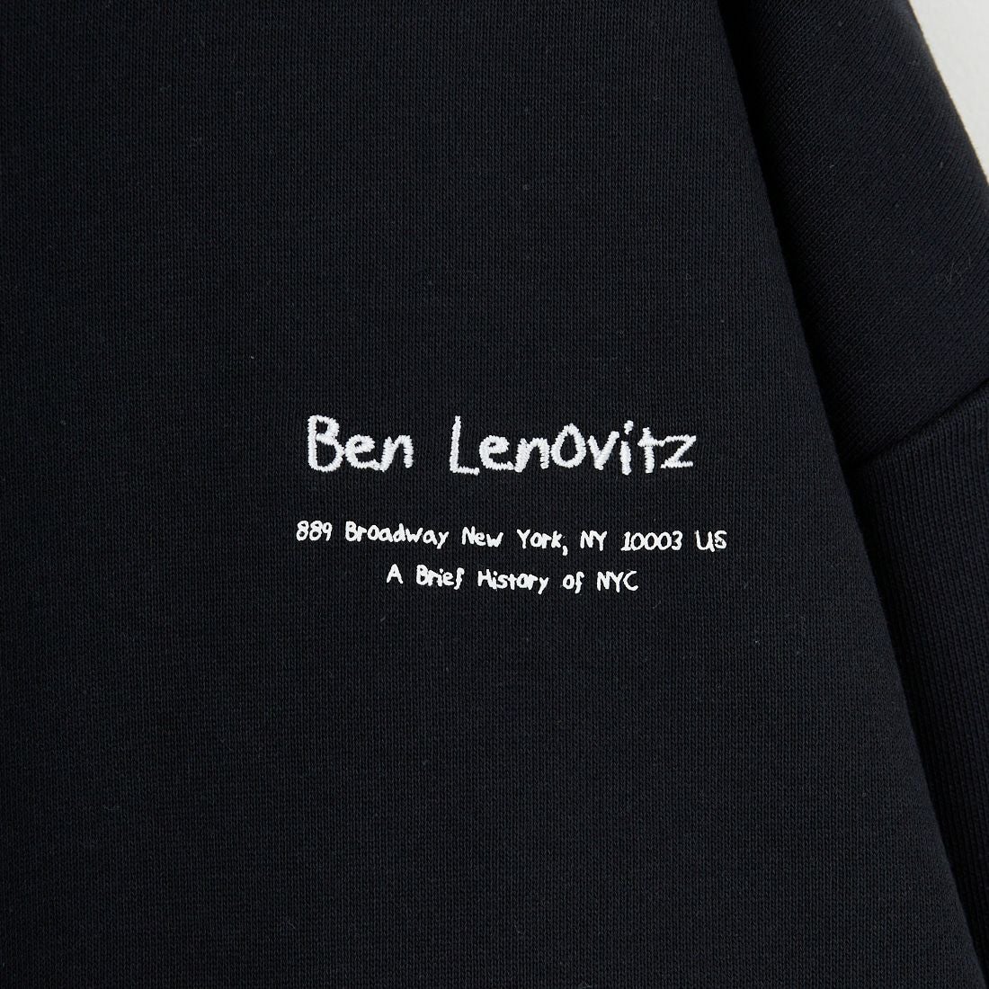 Ben Lenovitz [ベン レノビッツ] 別注 ドッグバックプリントスウェット [BL25F-002IN-JF] BLACK