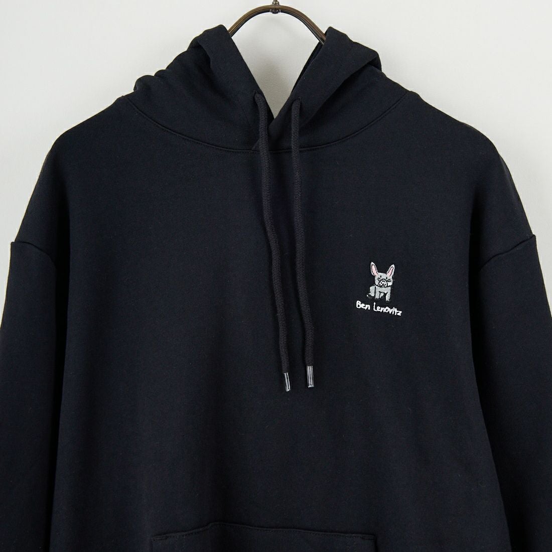 Ben Lenovitz [ベン レノビッツ] 別注 ドッグバックプリントスウェットパーカー [BL25F-004IN-JF] BLACK