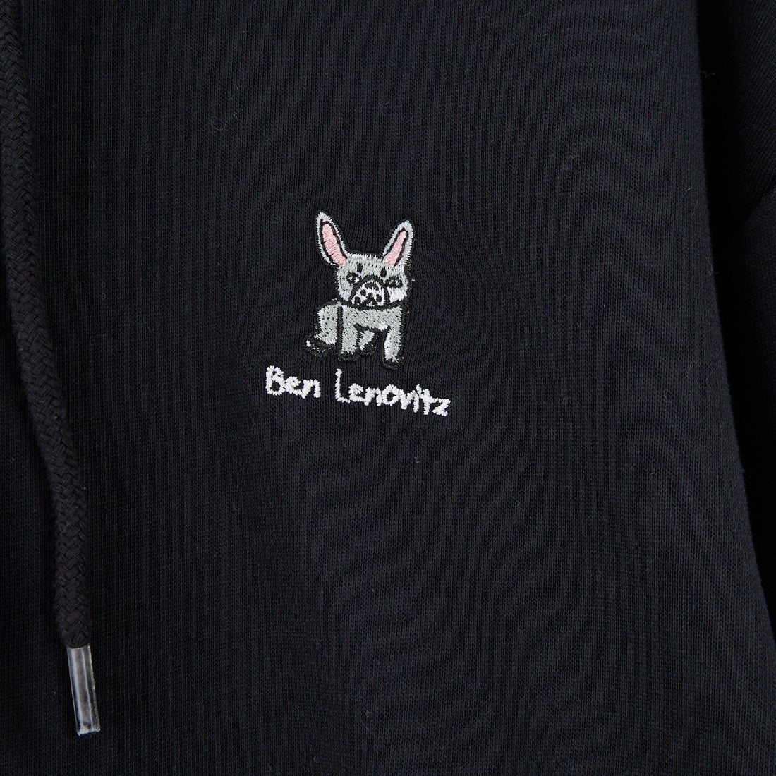 Ben Lenovitz [ベン レノビッツ] 別注 ドッグバックプリントスウェットパーカー [BL25F-004IN-JF] BLACK