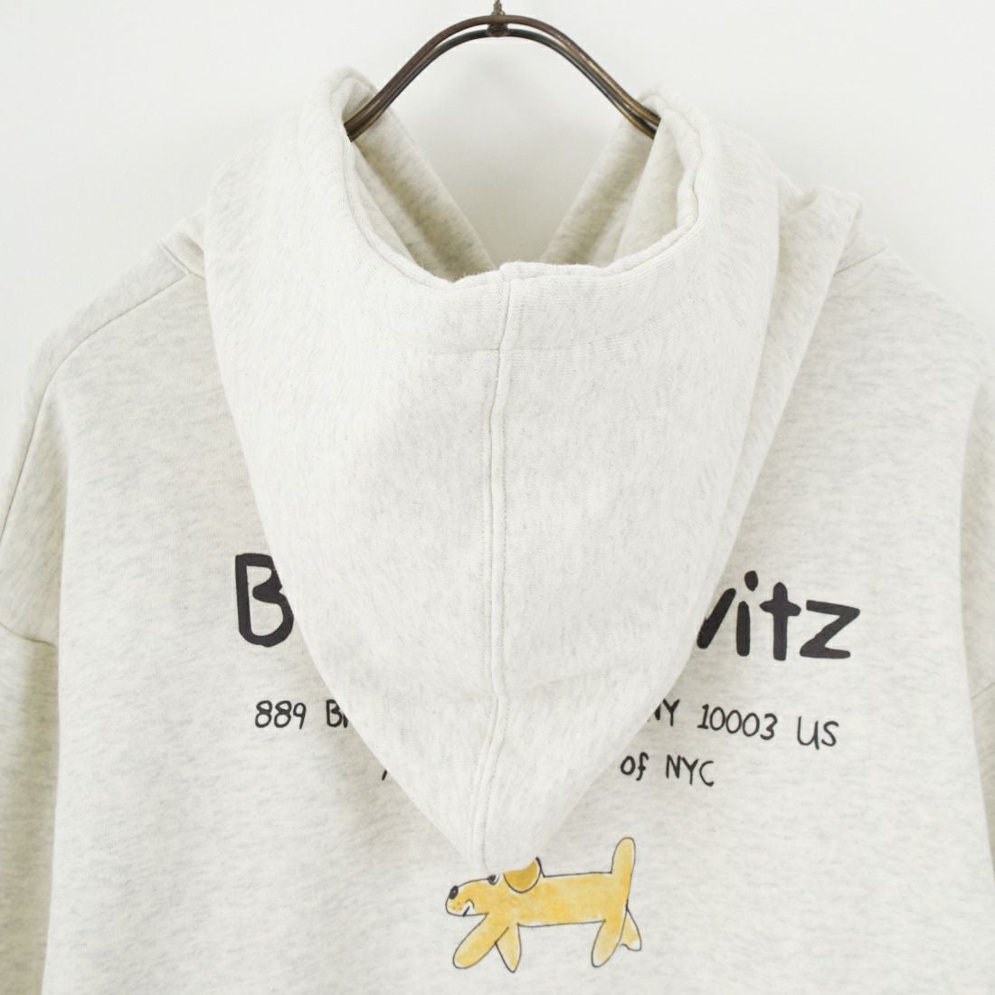 Ben Lenovitz [ベン レノビッツ] 別注 ドッグプリントスウェットパーカー [BL25F-005IN-JF] OATMEAL