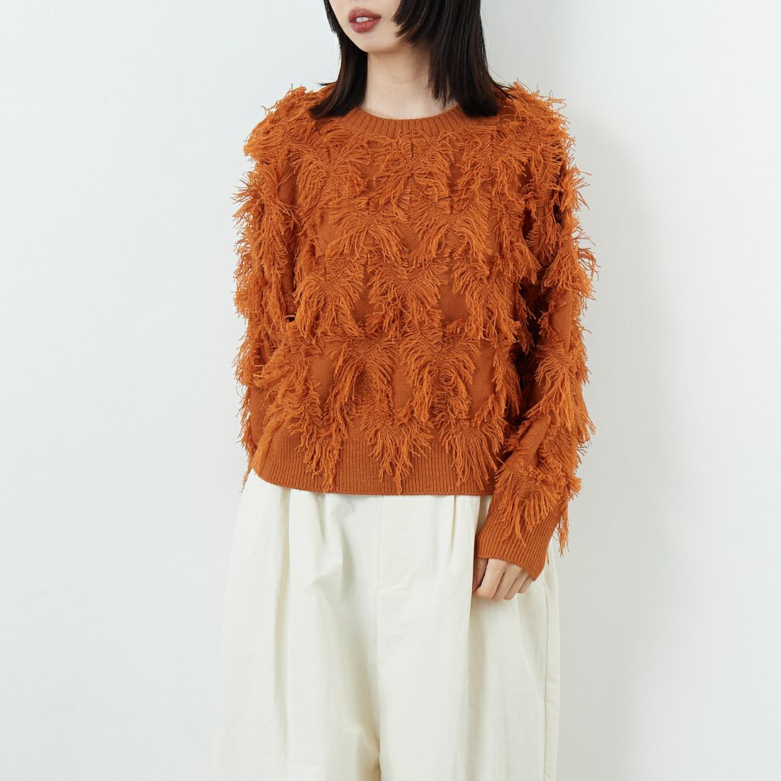 204 Dｵﾚﾝｼﾞ&&モデル身長：162cm 着用サイズ：F&&