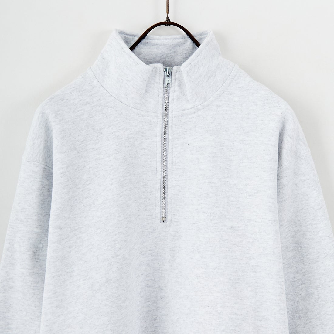 NORTHERN ATHLETIC WEAR [ノーザンアスレチックウェア] リラックスフィット クォータージッププルオーバー [NAW-QZ-5F] 11 H.GREY