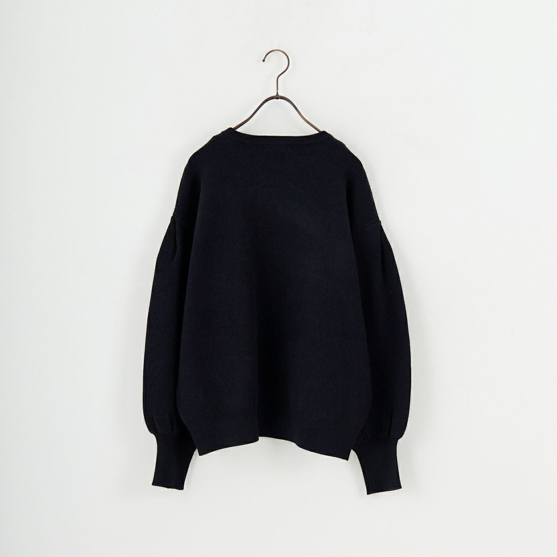 Jf Ready Made [ジェイエフレディメイド] スウェットデザイン総針ニットプルオーバー [3107201] 801 ﾌﾞﾗｯｸ