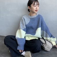 05 L.GRAY&&モデル身長：150cm 着用サイズ：F&&