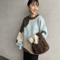 28 BROWN&&モデル身長：150cm 着用サイズ：F&&
