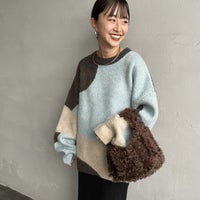 28 BROWN&&モデル身長：150cm 着用サイズ：F&&