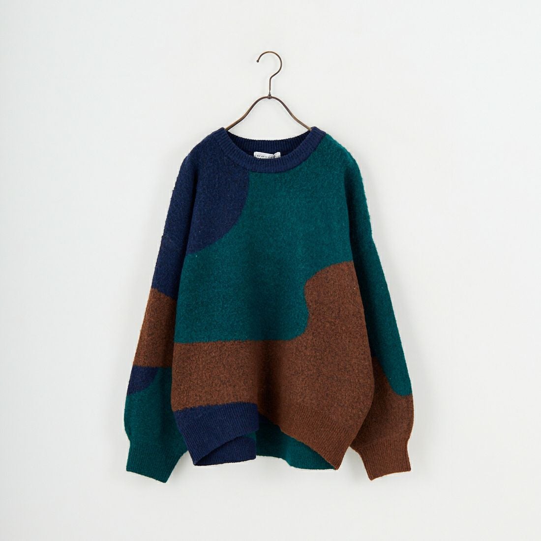 Maison de L'allure [メゾン ドゥ ラリュール] シャギージャガードニット [M25131040] 16 NAVY