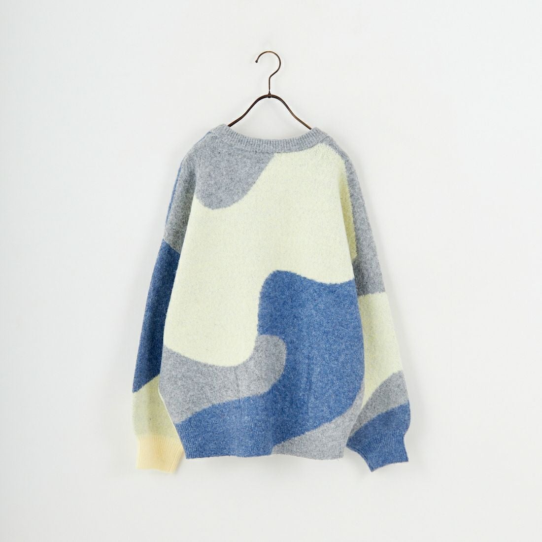 Maison de L'allure [メゾン ドゥ ラリュール] シャギージャガードニット [M25131040] 05 L.GRAY