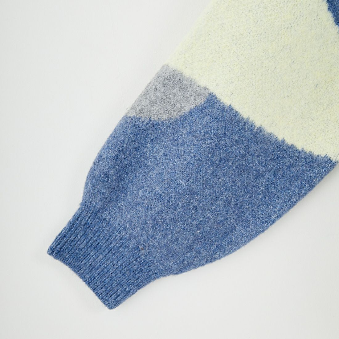 Maison de L'allure [メゾン ドゥ ラリュール] シャギージャガードニット [M25131040] 05 L.GRAY