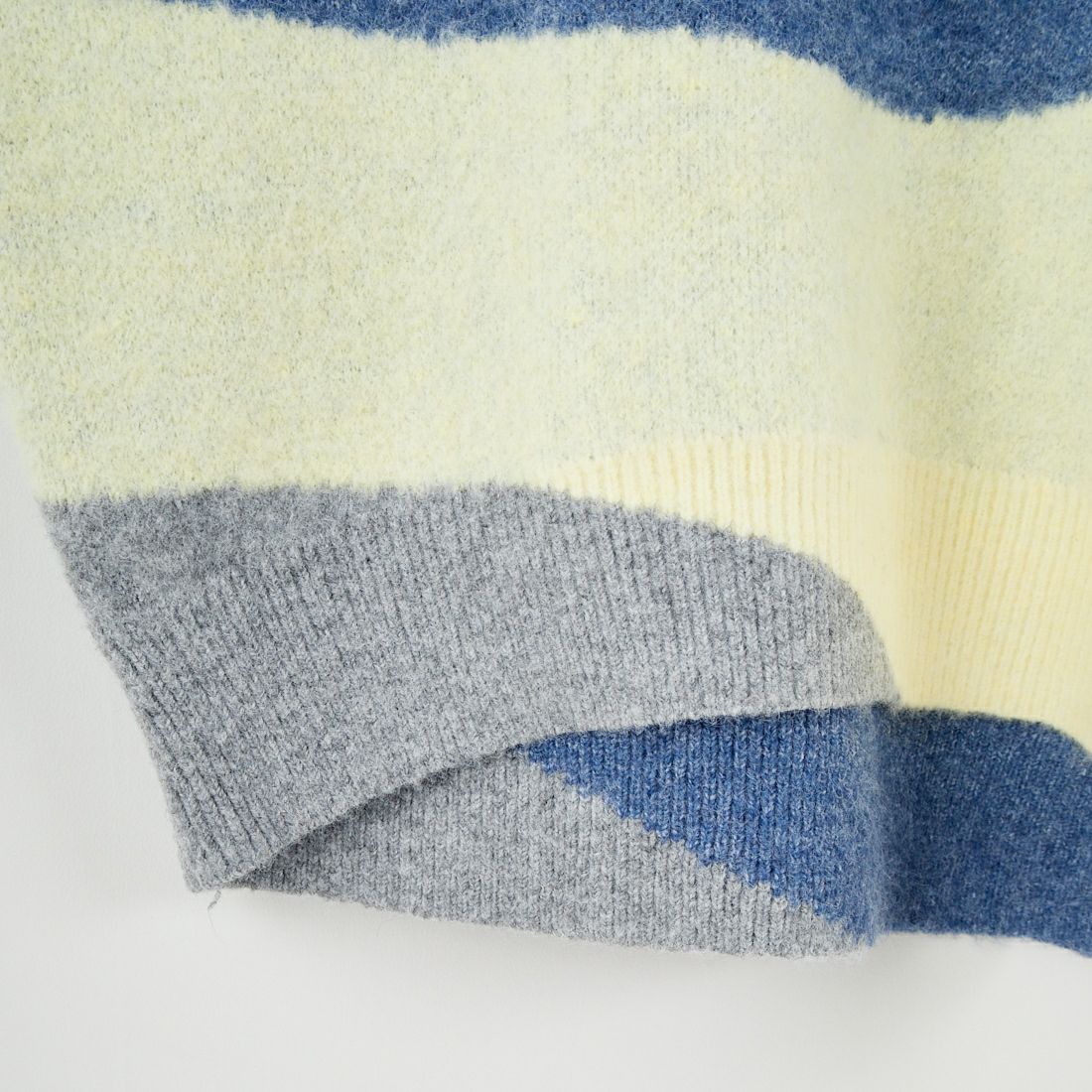 Maison de L'allure [メゾン ドゥ ラリュール] シャギージャガードニット [M25131040] 05 L.GRAY