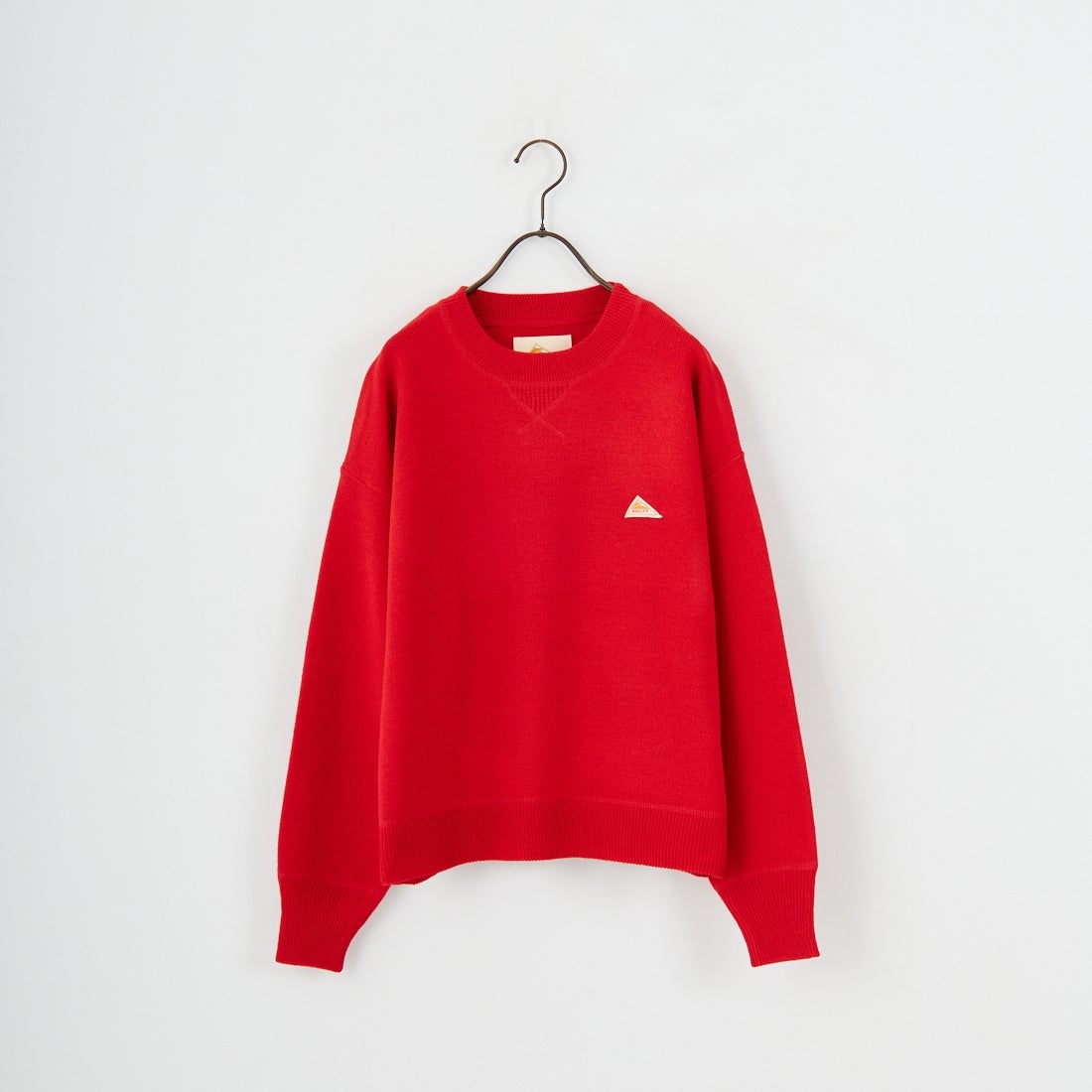 KELTY [ケルティ] 別注 ワンポイントロゴ スウェットライクニット [KE253W30IN03-JF] RED