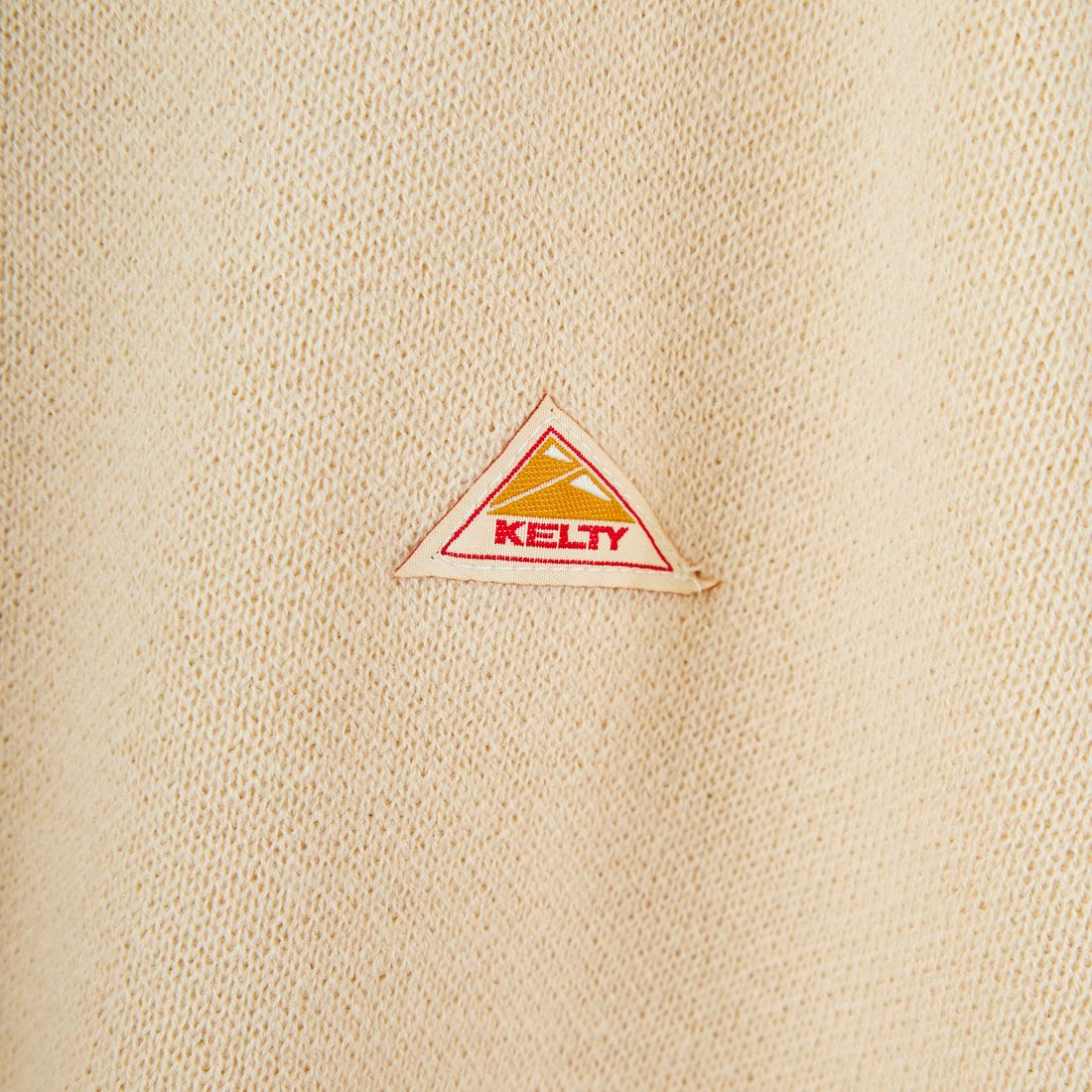 KELTY [ケルティ] 別注 ワンポイントロゴ スウェットライクニット [KE253W30IN03-JF] OATMEAL