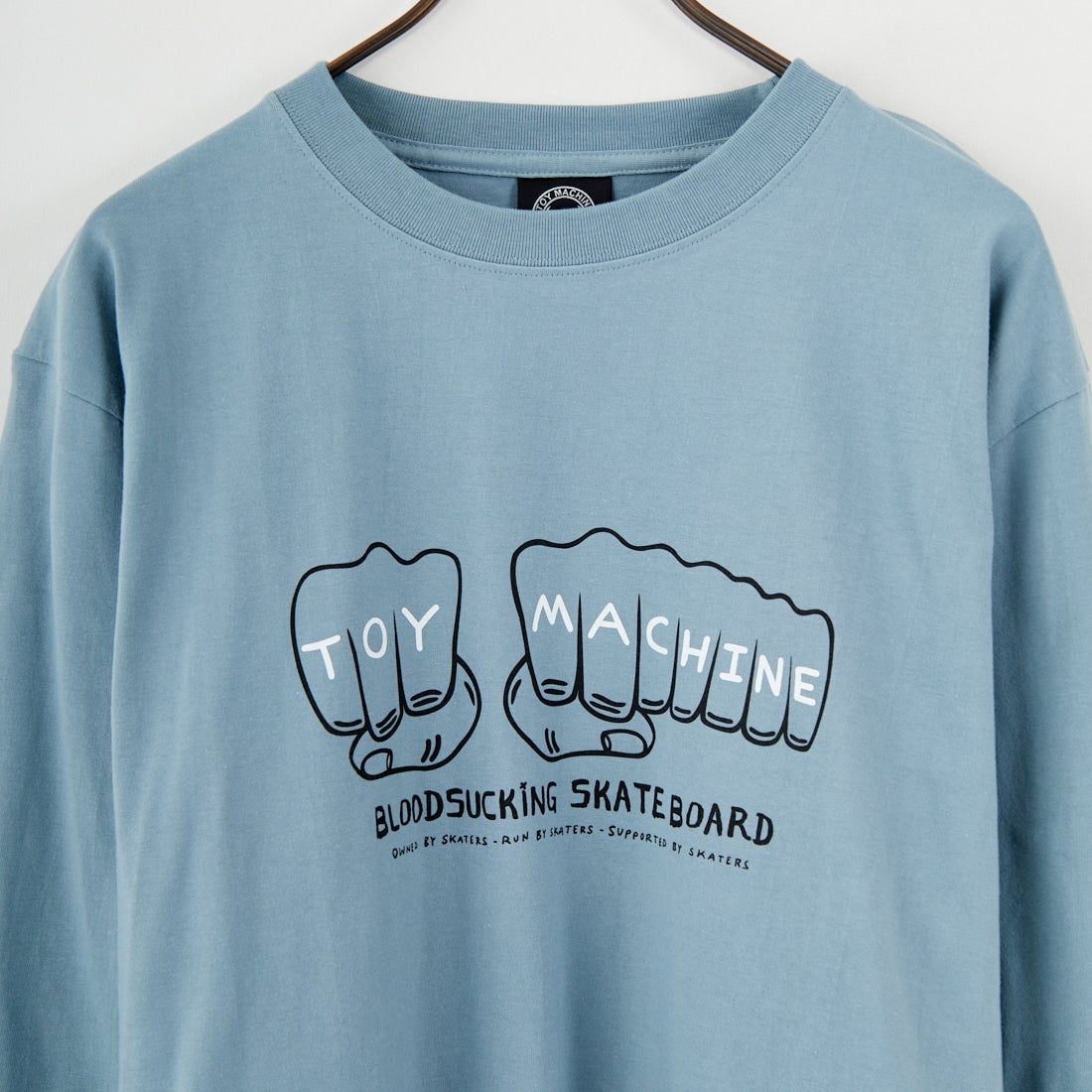 toy machine [トイマシーン] フィストロゴ ロングスリーブTシャツ [TMFFLT7] BLUE
