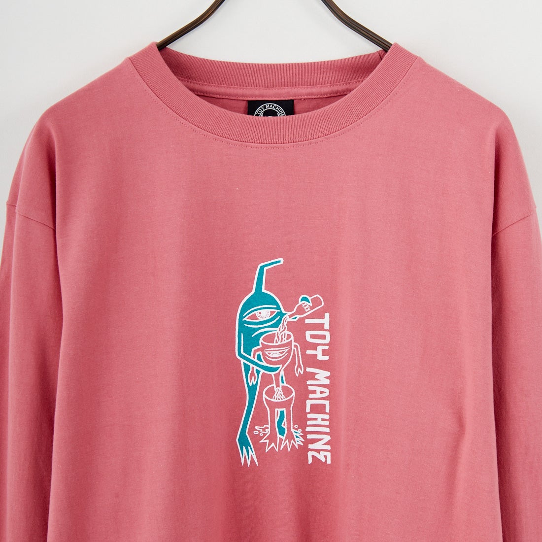 toy machine [トイマシーン] BSCS ロングスリーブTシャツ [TMFFLT6] L.RED