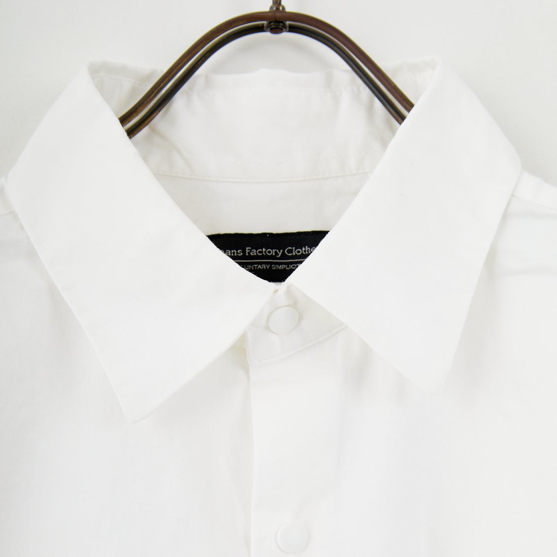 Jeans Factory Clothes [ジーンズファクトリークローズ] タイプライタードットボタンシャツ [EPC-55100] 1 IVORY