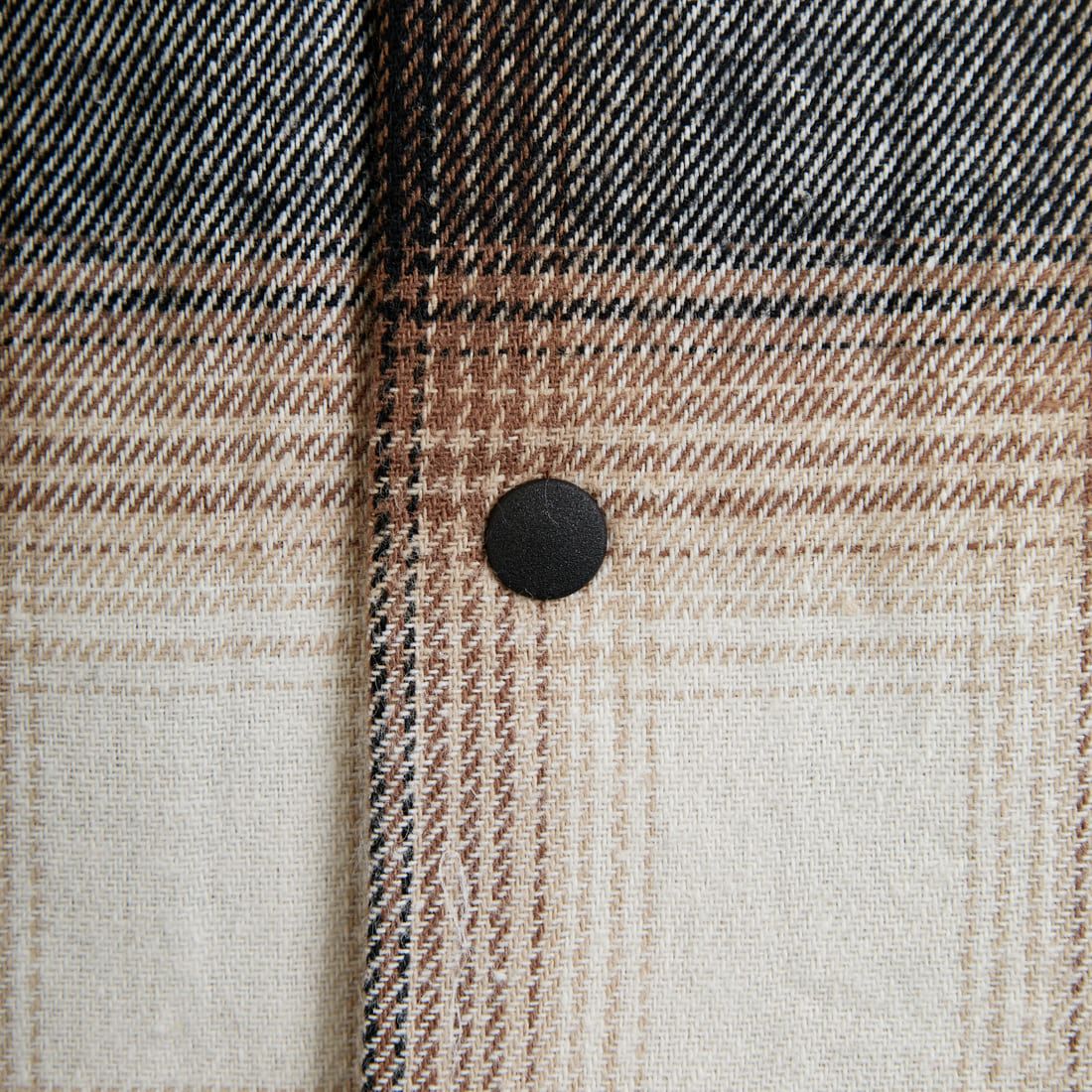 Jeans Factory Clothes [ジーンズファクトリークローズ] チェックドットボタンバンドカラーシャツ [EPC-55101] 3 BROWN