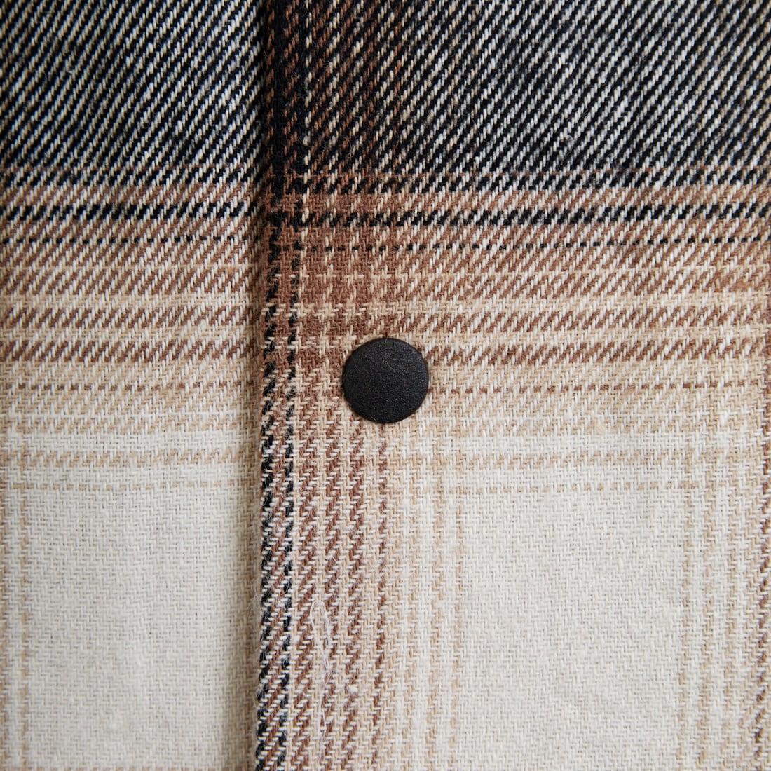 Jeans Factory Clothes [ジーンズファクトリークローズ] チェックドットボタンバンドカラーシャツ [EPC-55101] 3 BROWN