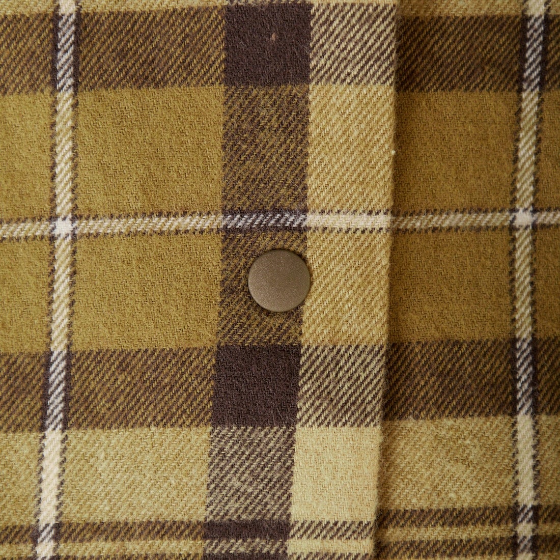 Jeans Factory Clothes [ジーンズファクトリークローズ] チェックドットボタンバンドカラーシャツ [EPC-55101] 1 BEIGE