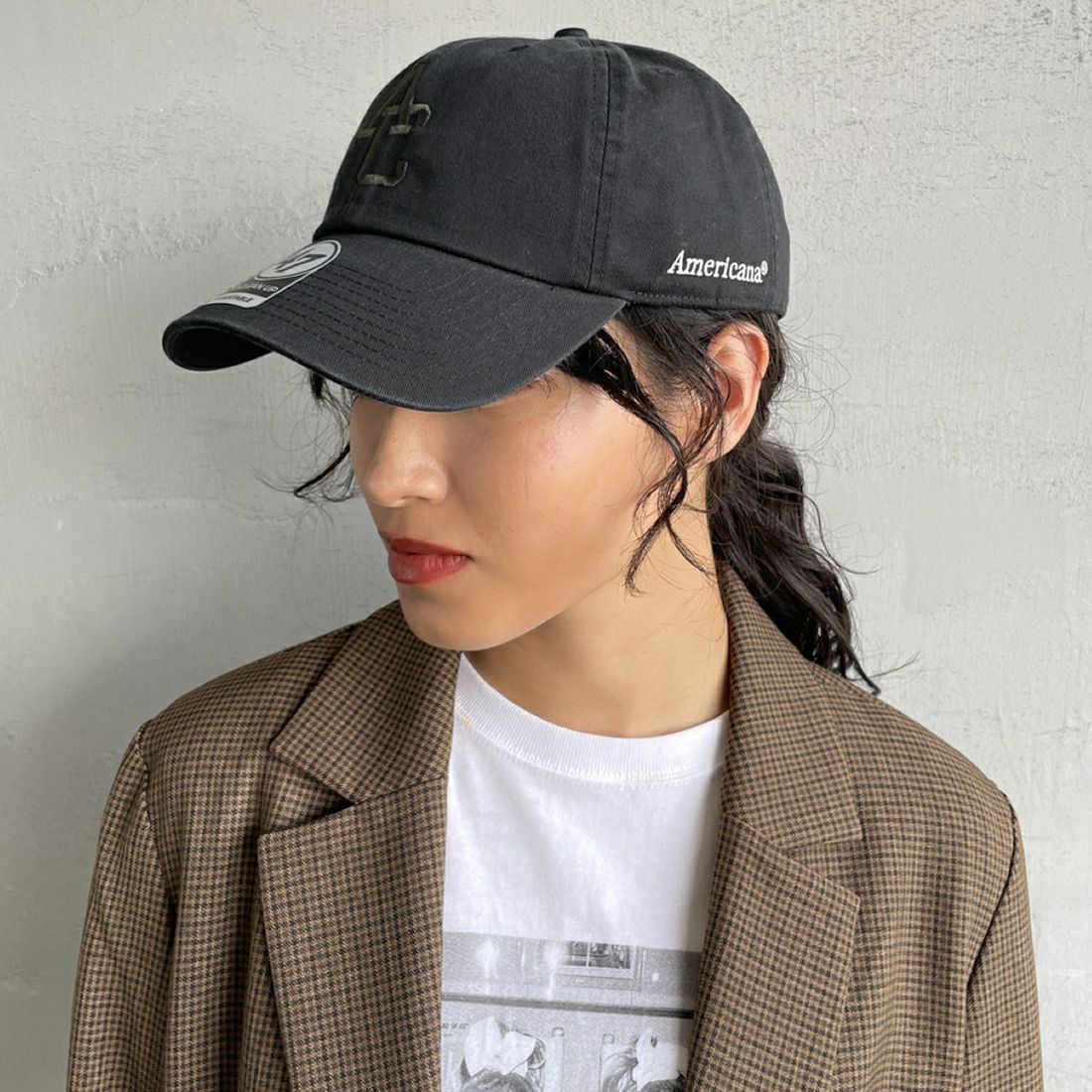 Americana [アメリカーナ] 47 クリーンナップキャップ [FC-001-25FW] ﾌﾞﾗｯｸ