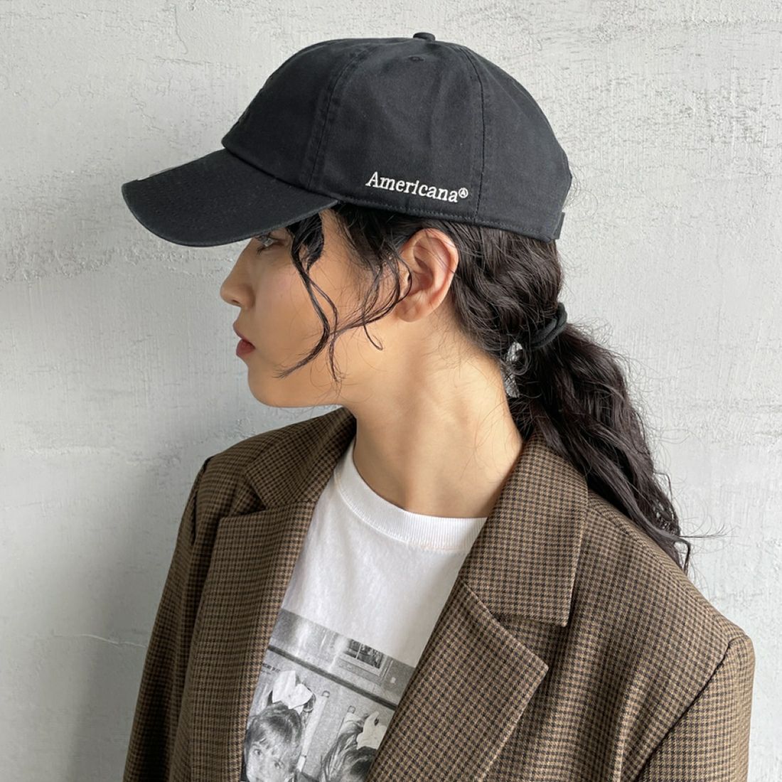 Americana [アメリカーナ] 47 クリーンナップキャップ [FC-001-25FW] ﾌﾞﾗｯｸ