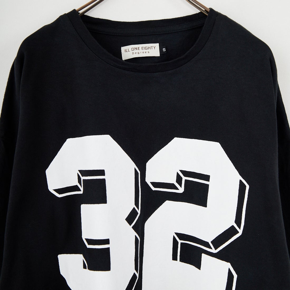 ILL ONE EIGHTY [イル ワンエイティ] 32 タイダイロングスリーブTシャツ [ILL252-06D] BLACK