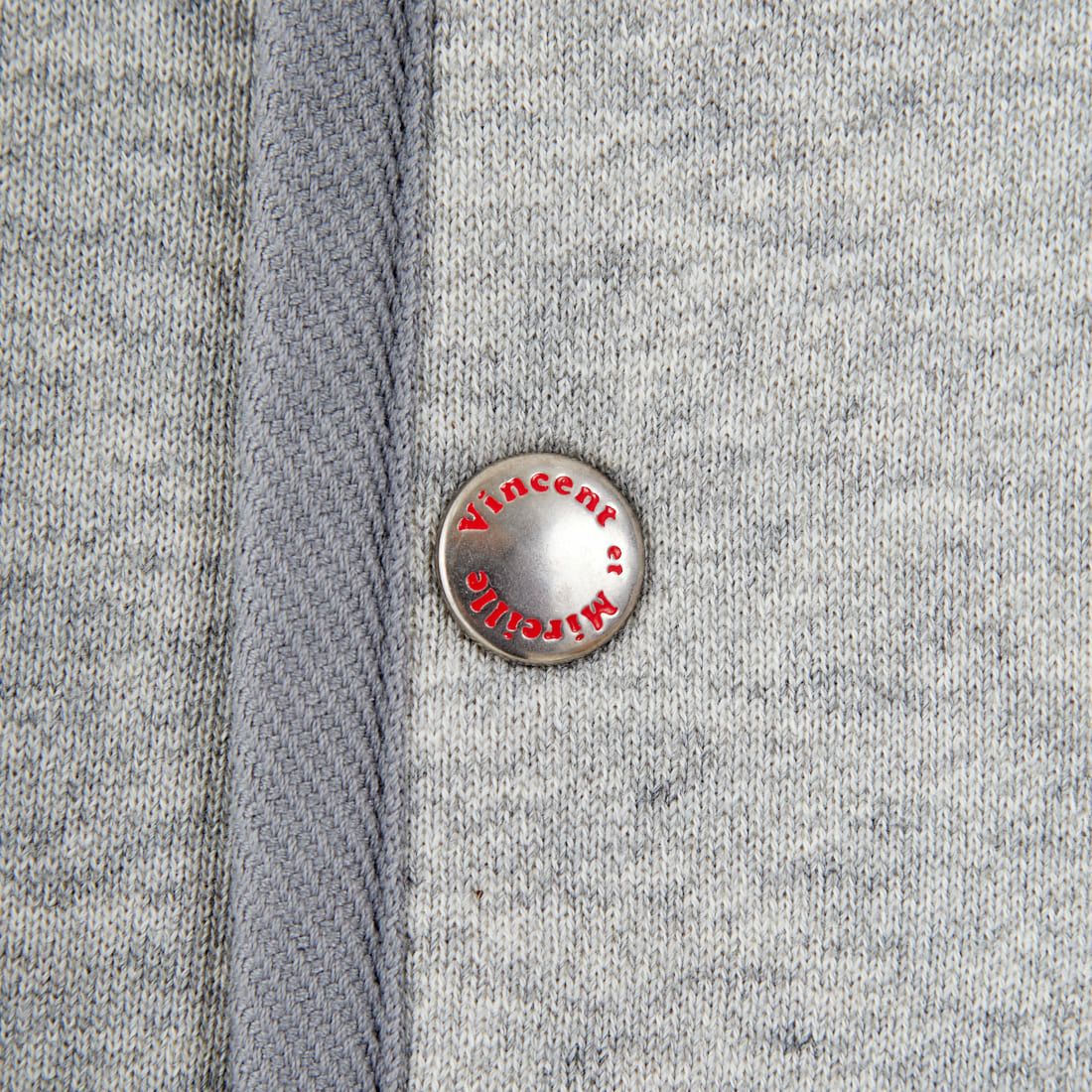 Vincent et Mireille [ヴァンソン エ ミレイユ] フレンチテリーカーディガン [VM252FT27110] 15 LT.GRAY