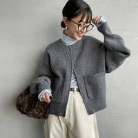 08 CHARCOA&&モデル身長：150cm 着用サイズ：F&&