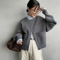 08 CHARCOA&&モデル身長：150cm 着用サイズ：F&&