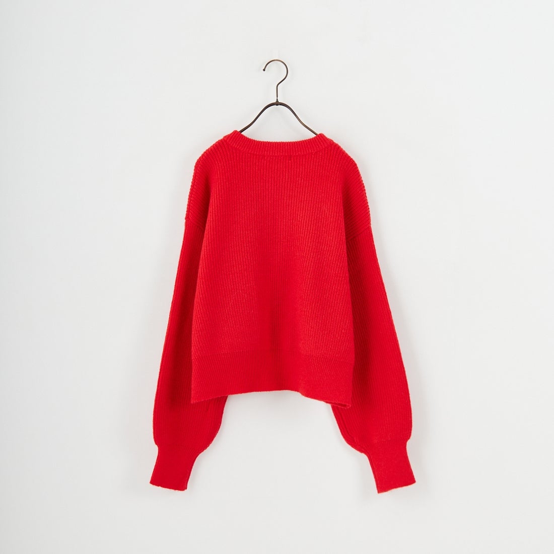 Maison de L'allure [メゾン ドゥ ラリュール] ダブルジップニットブルゾン [M25131041] 46 RED