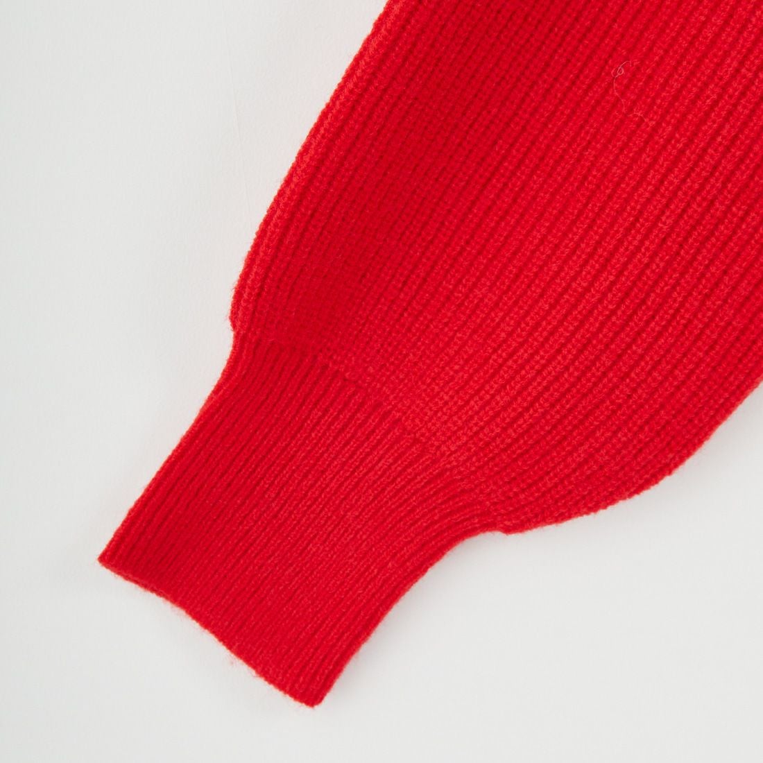 Maison de L'allure [メゾン ドゥ ラリュール] ダブルジップニットブルゾン [M25131041] 46 RED