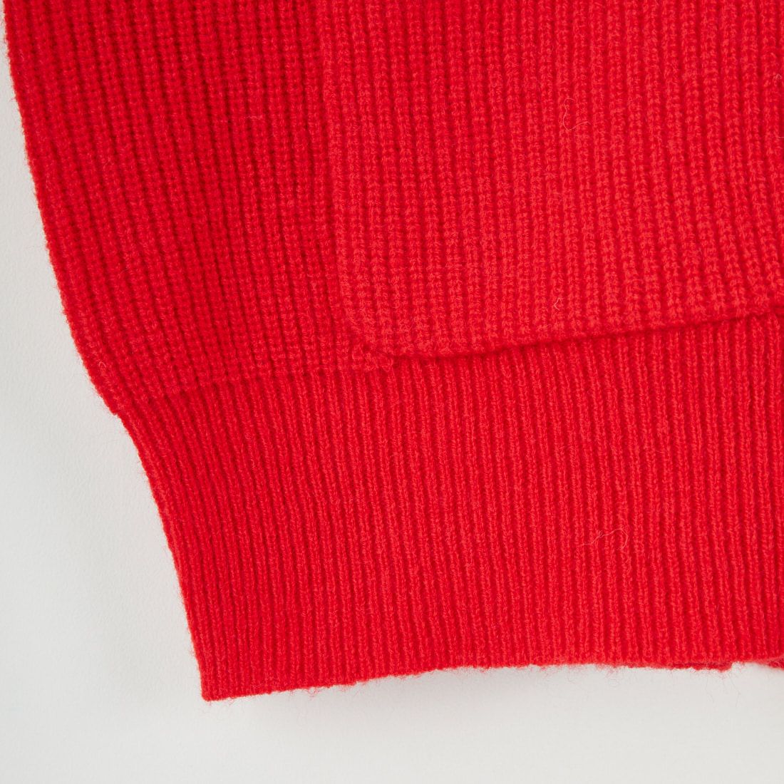 Maison de L'allure [メゾン ドゥ ラリュール] ダブルジップニットブルゾン [M25131041] 46 RED