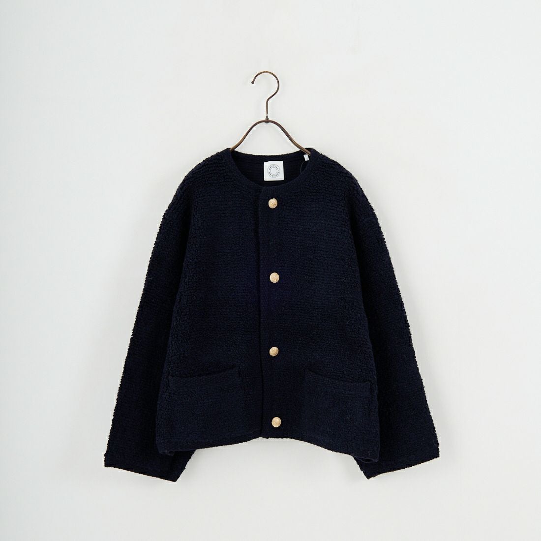 ORCIVAL [オーシバル] ブークレカーディガン [OR-D0127KBT] NAVY