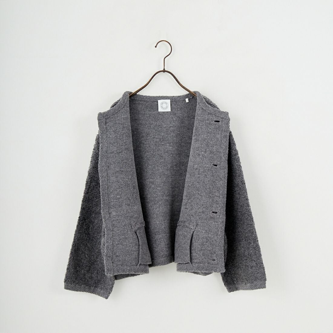 ORCIVAL [オーシバル] ブークレカーディガン [OR-D0127KBT] GREY