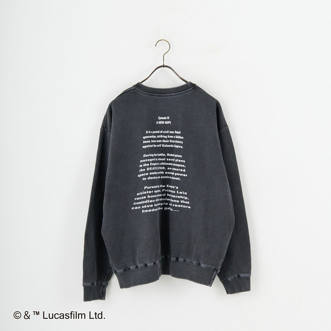 GOOD ROCK SPEED [グッドロックスピード] 別注 / STAR WARS / プリントスウェット [INTN-057-JF] CHARCOAL