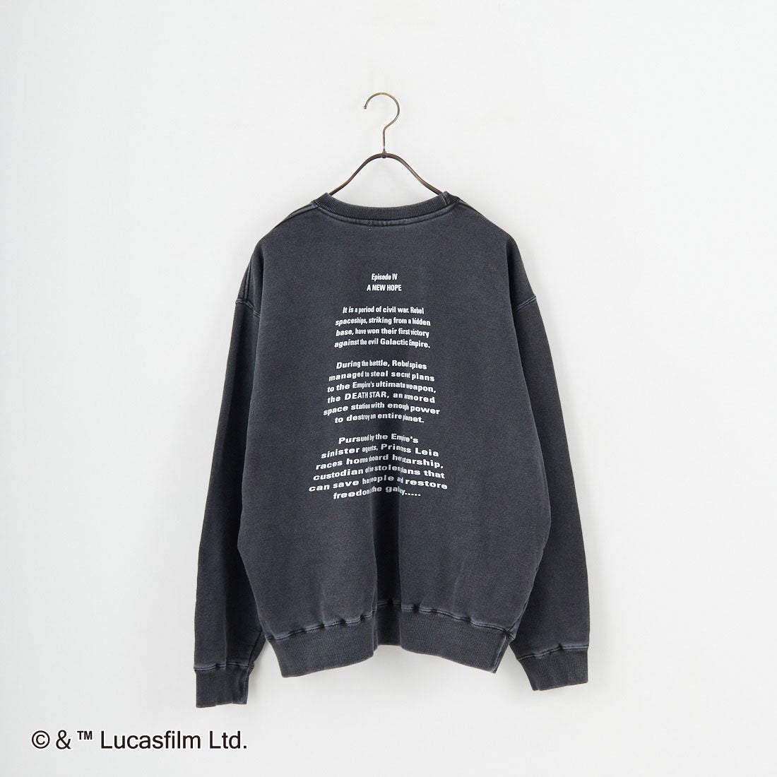 GOOD ROCK SPEED [グッドロックスピード] 別注 / STAR WARS / プリントスウェット [INTN-057-JF] CHARCOAL